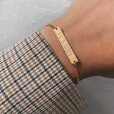 Personalized Roman Number Bracelet