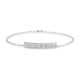 Personalized Roman Number Bracelet