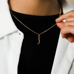 Personalized Arabic Initial Necklace