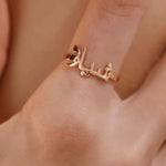 Personalized Arabic Name Ring