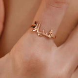 Personalized Arabic Name Ring