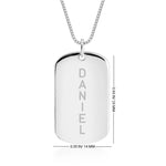 Personalized Dog-Tag Name Necklace