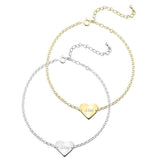 Personalized Engrave Heart Anklet