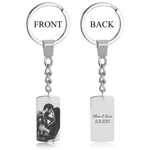Dog Tag Picture Key-chain