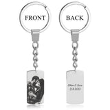 Dog Tag Picture Key-chain