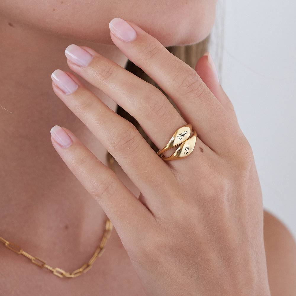 Personalized Engraved Signet Ring