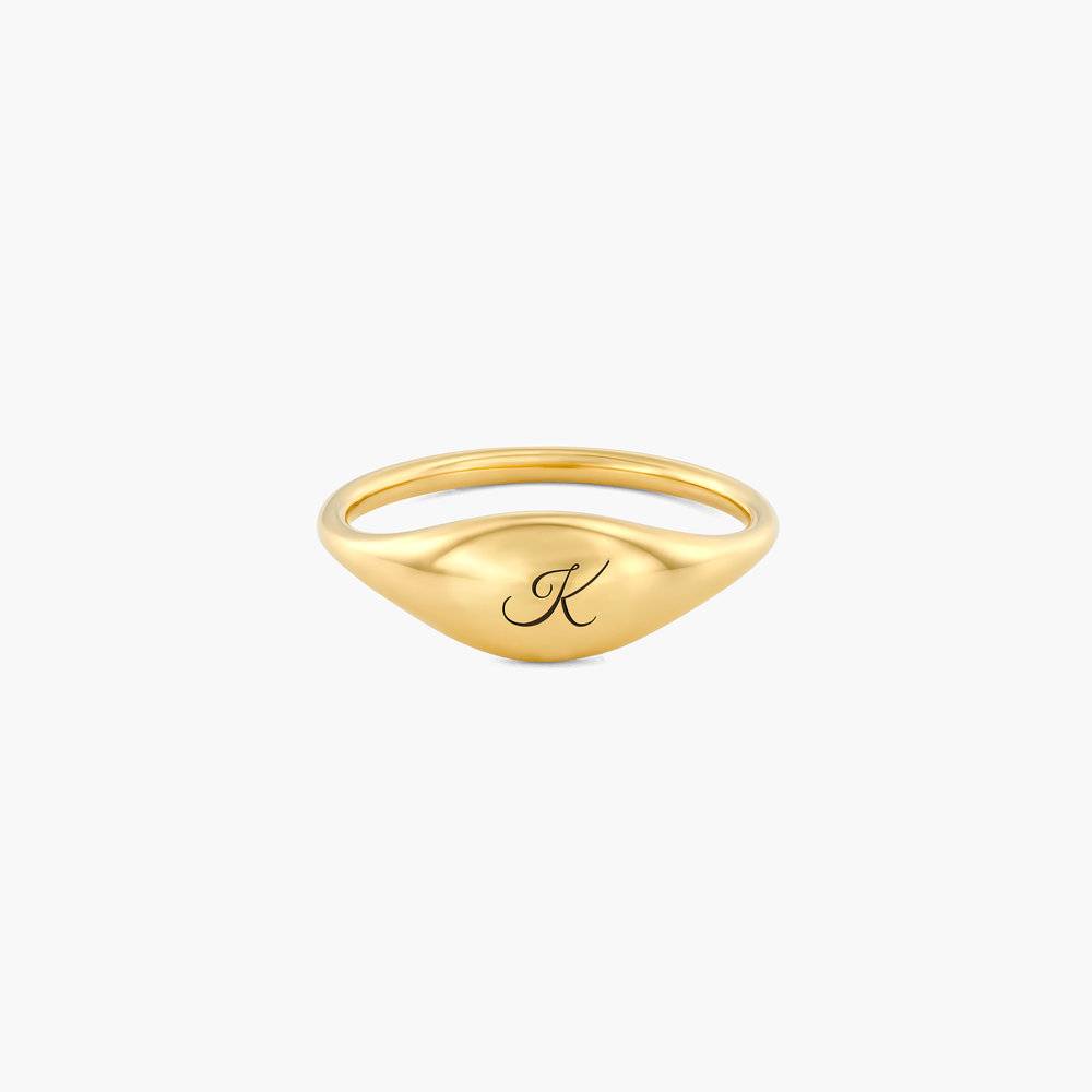 Personalized Engraved Signet Ring