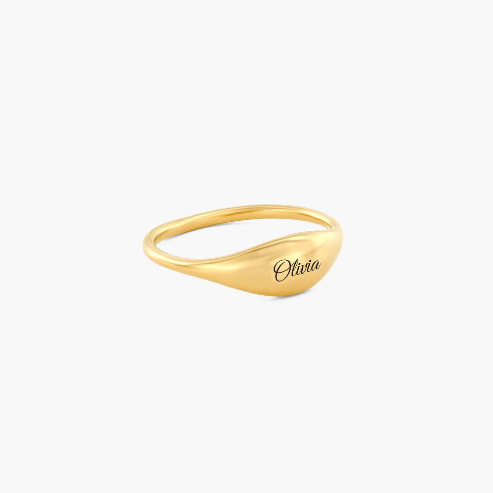 Personalized Engraved Signet Ring