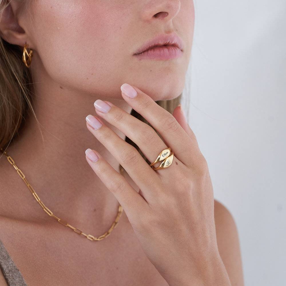 Personalized Engraved Signet Ring