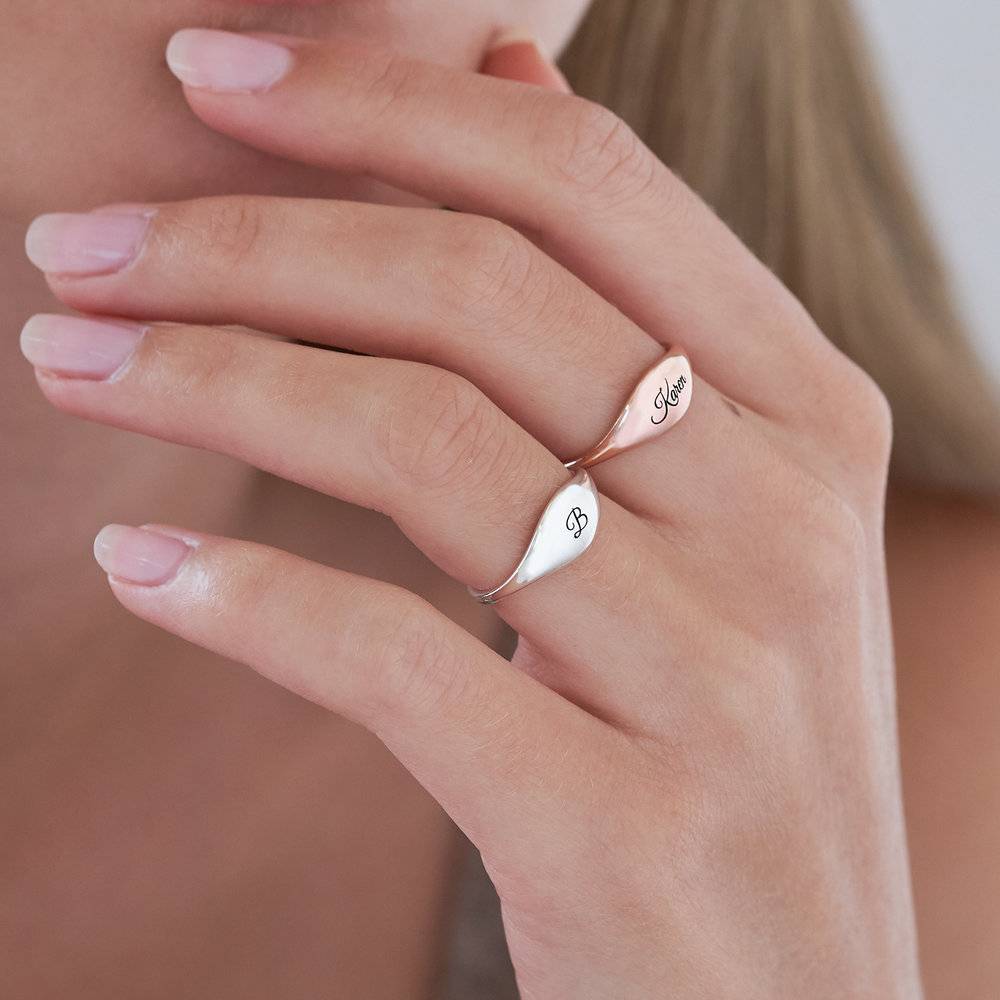 Personalized Engraved Signet Ring