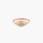 Personalized Engraved Signet Ring