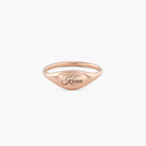 Personalized Engraved Signet Ring