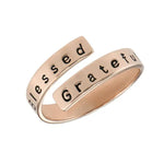Engravable Wrap Ring