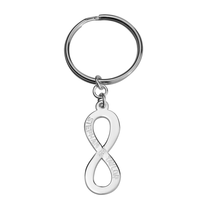 Infinity Engraved Name Key-Chain