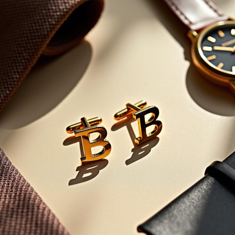 Letter Cufflink