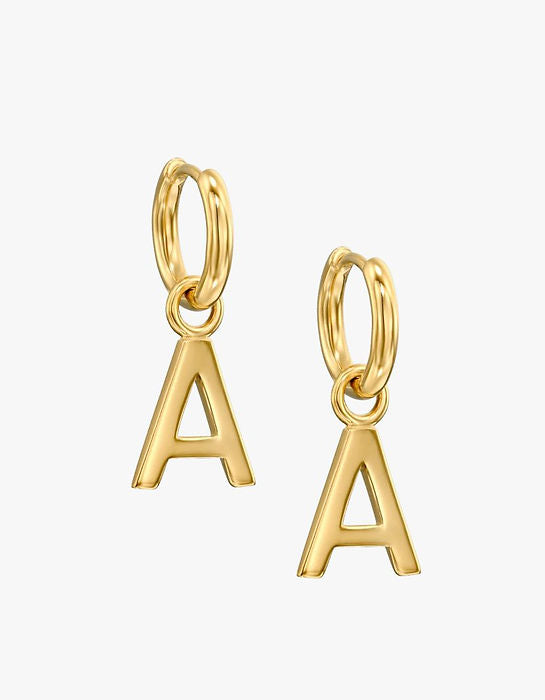 Personalized Initial Earrings