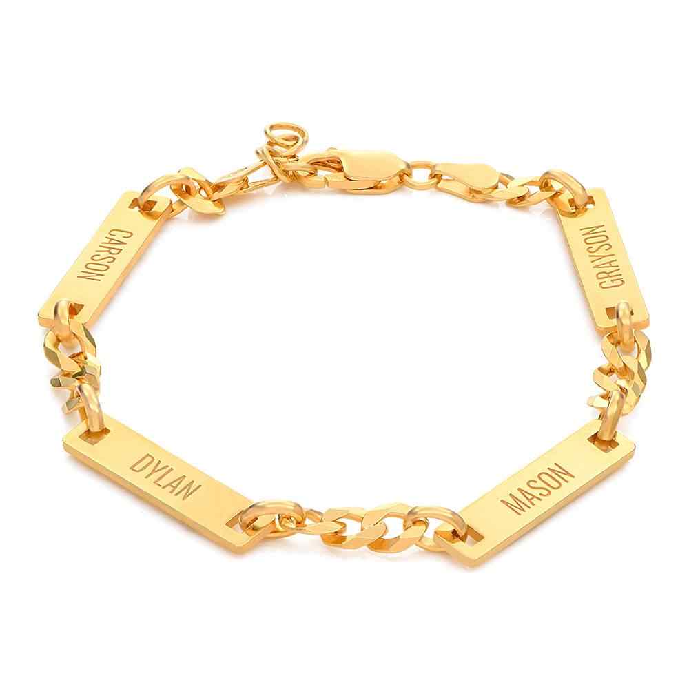 Personalized Multi Name Bracelet For Men