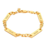 Personalized Multi Name Bracelet For Men
