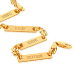 Personalized Multi Name Bracelet For Men