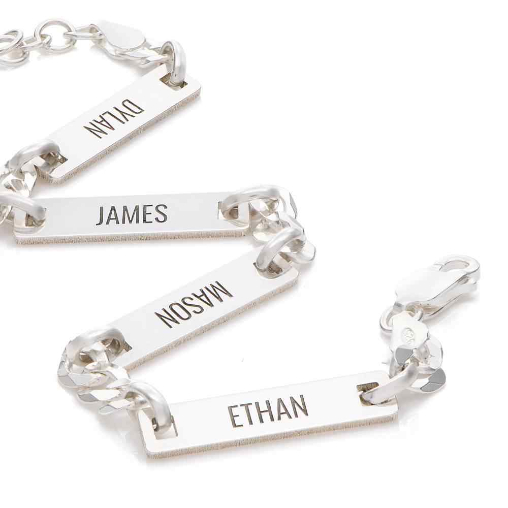 Personalized Multi Name Bracelet For Men