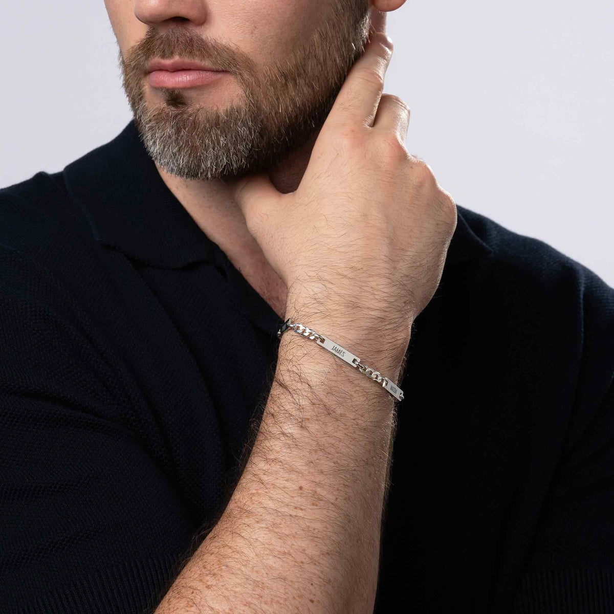 Personalized Multi Name Bracelet For Men