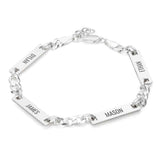 Personalized Multi Name Bracelet For Men
