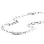 Personalized Multi Name Necklace For Men