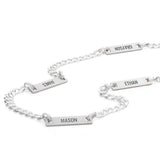 Personalized Multi Name Necklace For Men