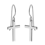 Personalized Cross name earrings