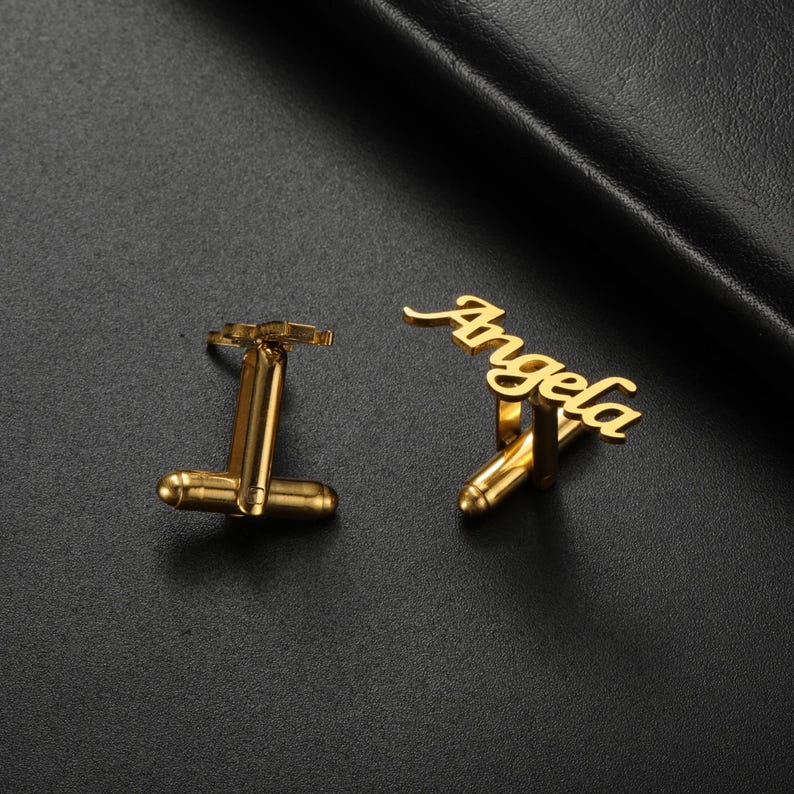 Personalized Name Cutting Cufflink