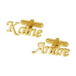 Personalized Name Cutting Cufflink
