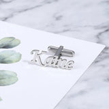 Personalized Name Cutting Cufflink