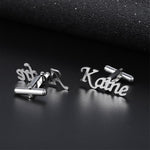 Personalized Name Cutting Cufflink