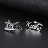Personalized Name Cutting Cufflink