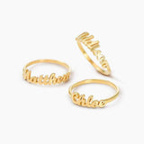 Personalized Name Ring