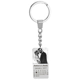 Personalized Picture Keychain with Calendar