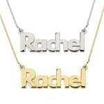 Bold English Name Necklace