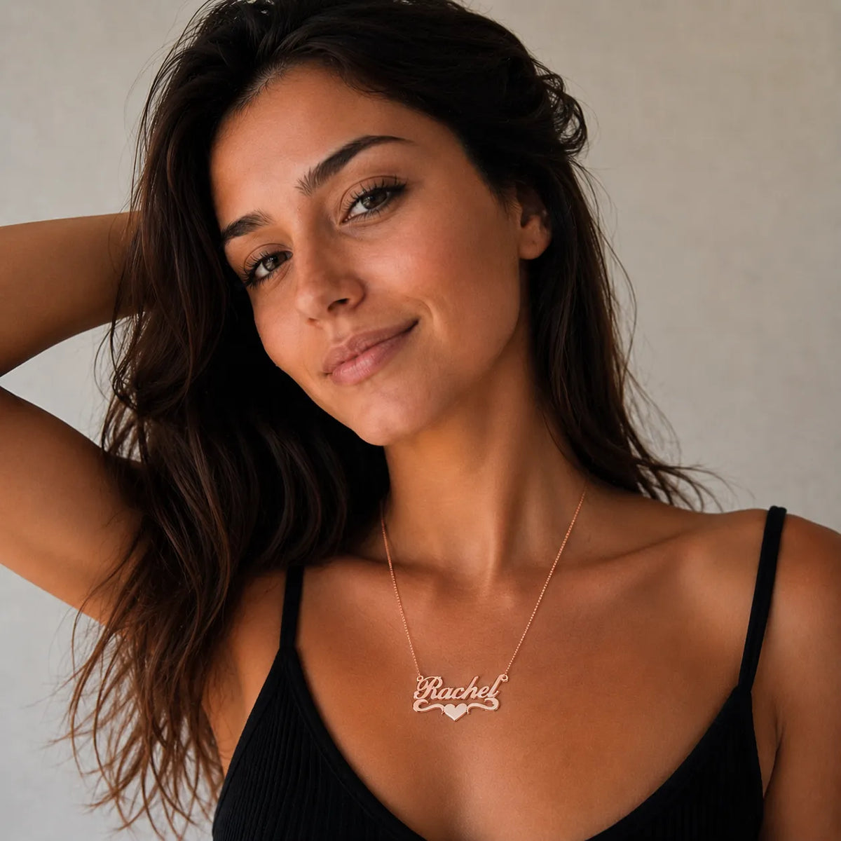 Personalized Heart Name Necklace