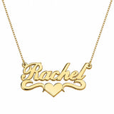 Personalized Heart Name Necklace
