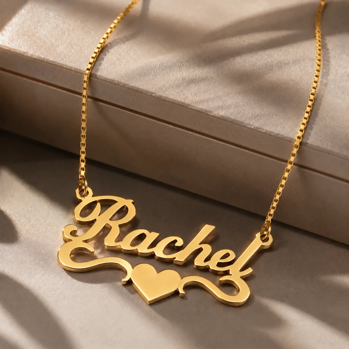 Personalized Heart Name Necklace