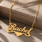 Personalized Heart Name Necklace