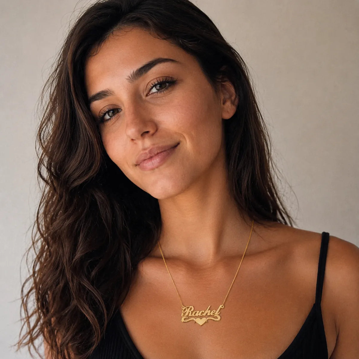 Personalized Heart Name Necklace
