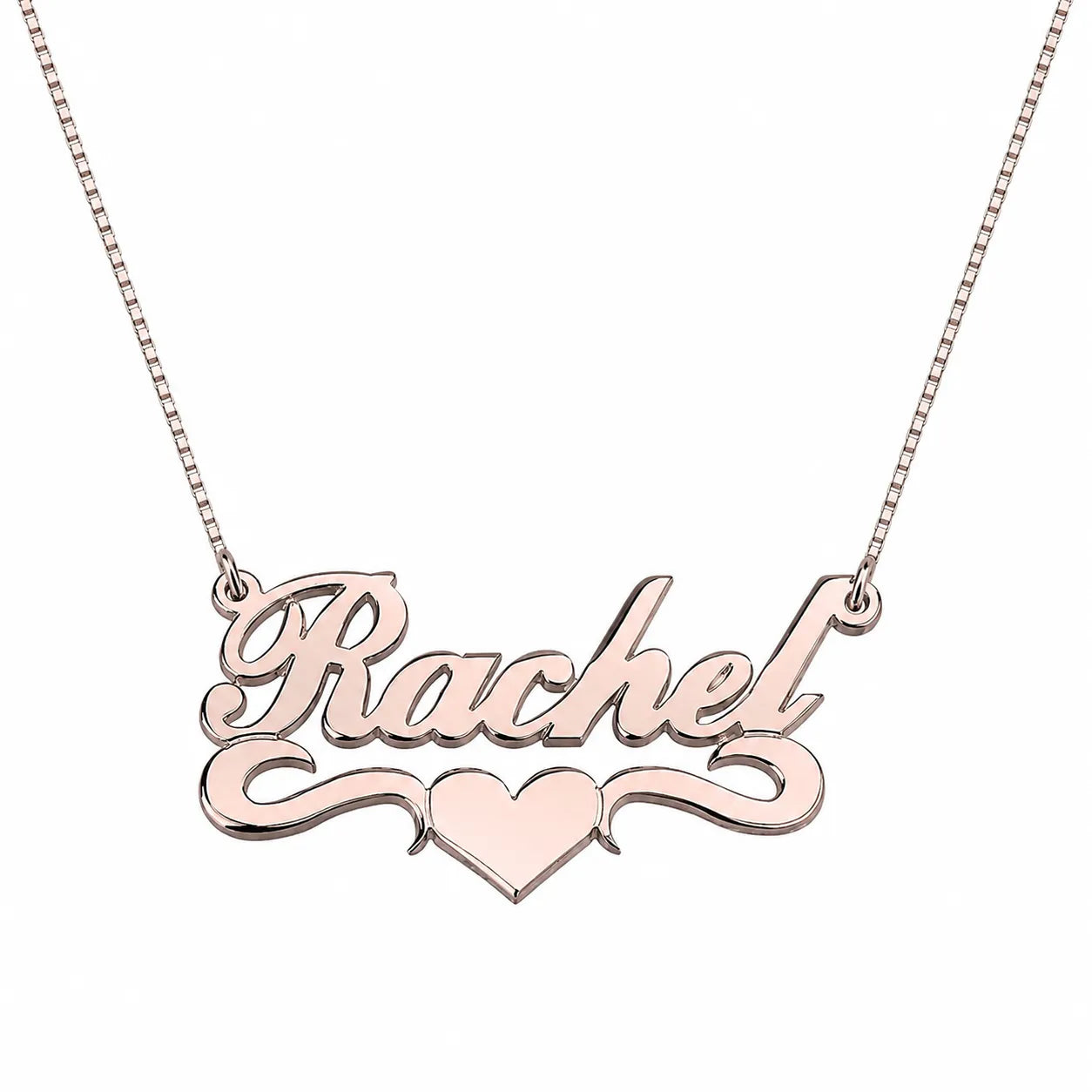 Personalized Heart Name Necklace