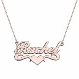 Personalized Heart Name Necklace