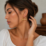 Hoop Name Earring.