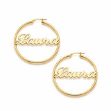Hoop Name Earring.