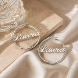 Hoop Name Earring.