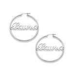 Hoop Name Earring.
