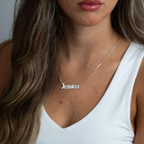 Name Necklace in Bold English Font