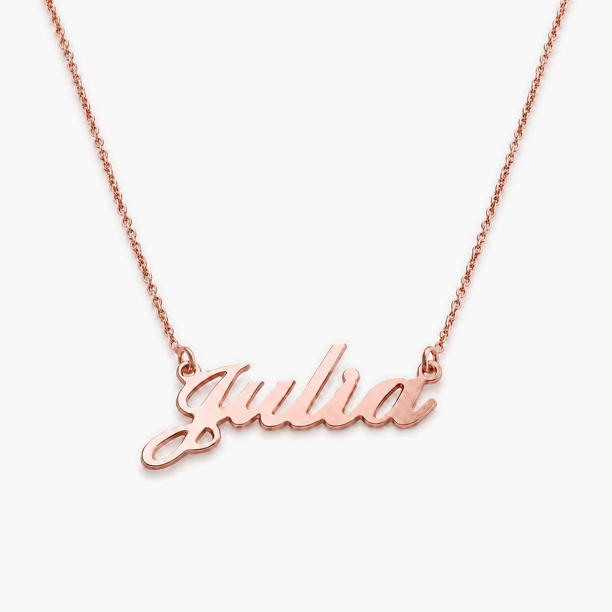 Personalized Classic English Name Necklace